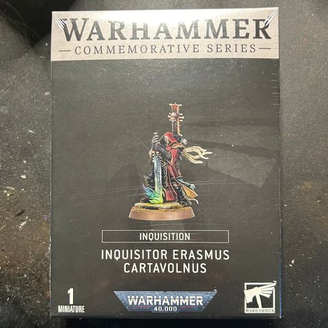 Warhammer 40K Inquisitor Erasmus Cartavolnus