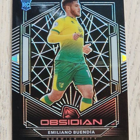 Emiliano Buendia RC Nummerert 2019-20 Panini Obsidian Premier League