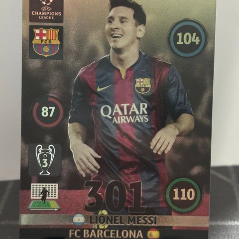 Lionel Messi Fotballkort