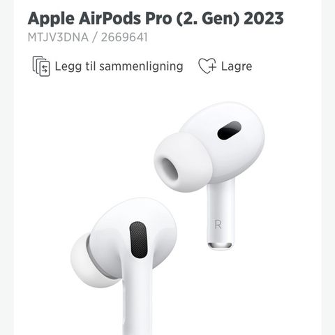 Helt nye AirPods pro (2.gen)