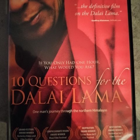 10 Questions for the Dalai Lama ( DVD) Dokumentar - 186 kr inkl frakt