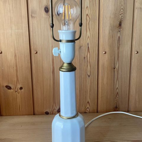 Vintage Søholm Heiberg bordlampe i porselen