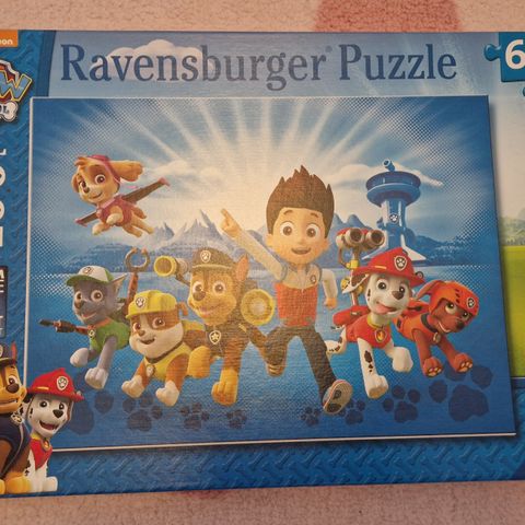 Meget pent brukt puslespill selges - Paw Patrol motiv