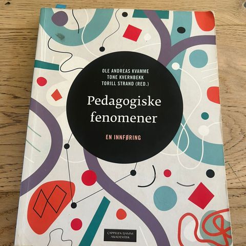 Pedagogikk bøker pensum