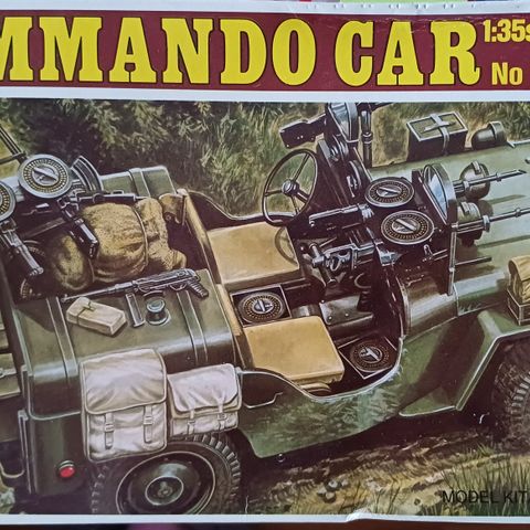 Italeri 1/35. Commando car.