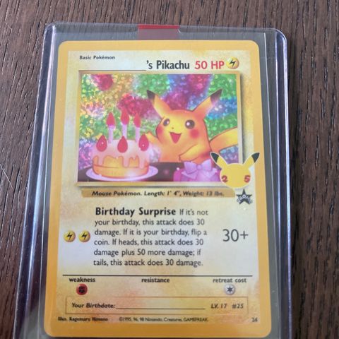Pikachu Birthday #24 Pokemon Celebration