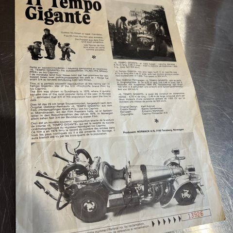 Il Tempo Gigante byggemanual