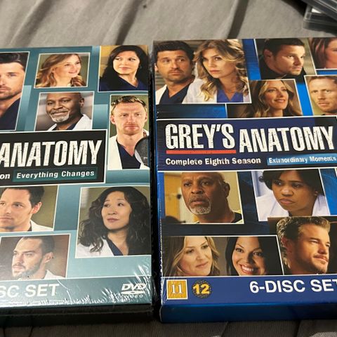 Greys anatomy ses 8-9. Nye i plast. Selges samlet