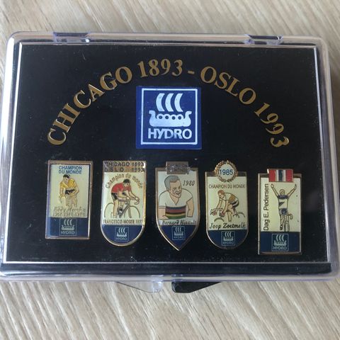 5 Pins Hydro Chicago 1893 - Oslo 1993
