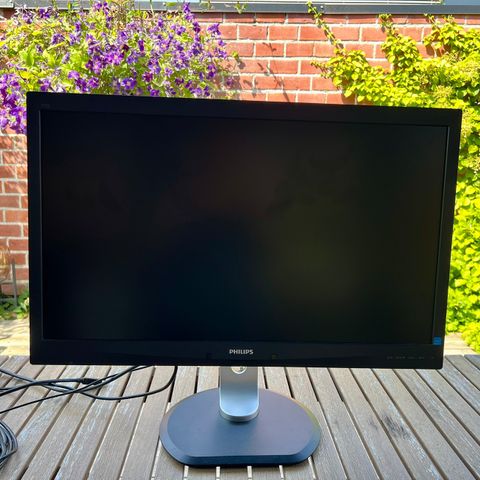 Philips 27’’ monitor/PC-skjerm, pent brunt