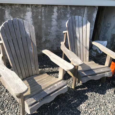 2 stk Canadian outdoor stoler selges samlet