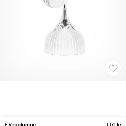 Stilige vegglamper fra Kartell