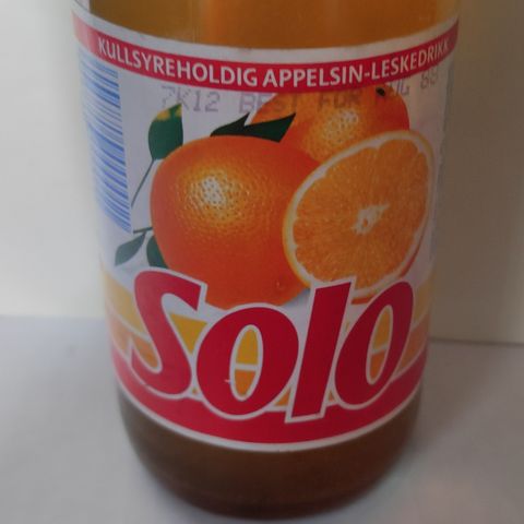 Solo Uåpnet Solo-flaske fra CB