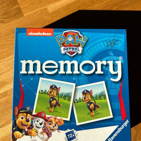 Paw Patrol Memory spill