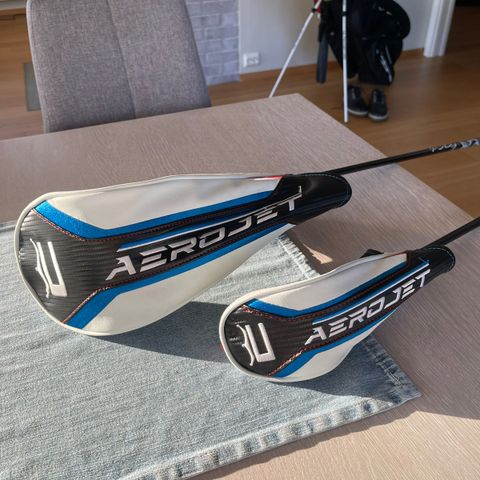 Cobra Aerojet Driver Kali white stiff + Cobra Aerojet 4 Hybrid kbs pgi stiff