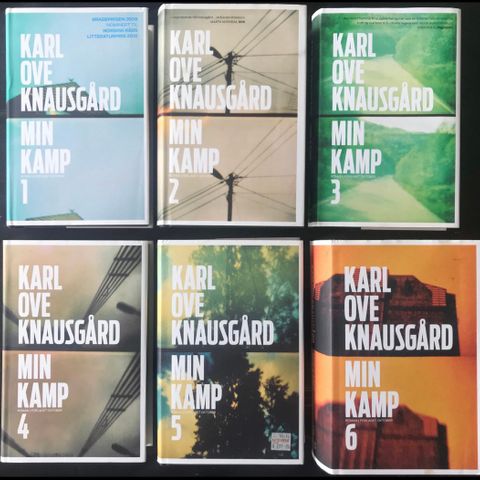 Karl Ove Knausgård - Min kamp (komplett med 6 bind)