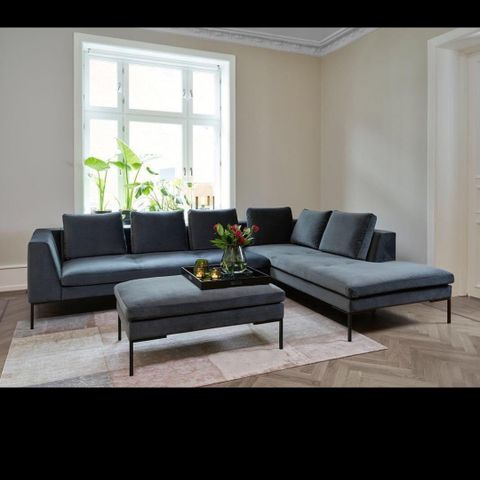 Fin velur sofa