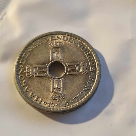 1 krone 1947 kv0