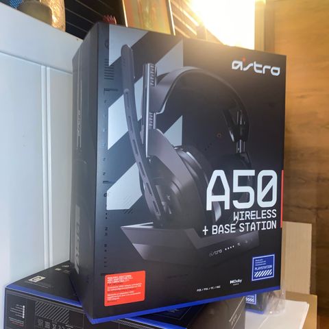 Astro Gaming Headset- A50 Wireless + Base Station for PlayStation og PC