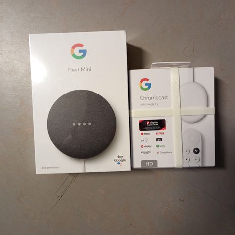 Chromecast pluss smart høyttaler