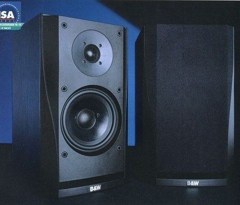 pent brukte B&W DM-302 BOOKSHELF SPEAKERS Prism System EISA Award!