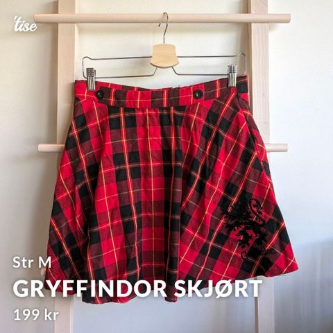 Harry Potter Gryffindor skjørt