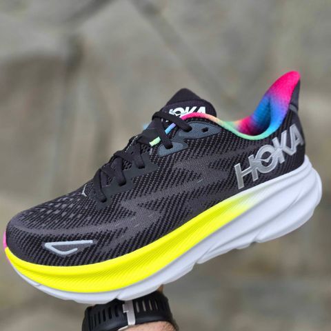 🌈Hoka One One Clifton 9 Rainbow løpesko joggesko