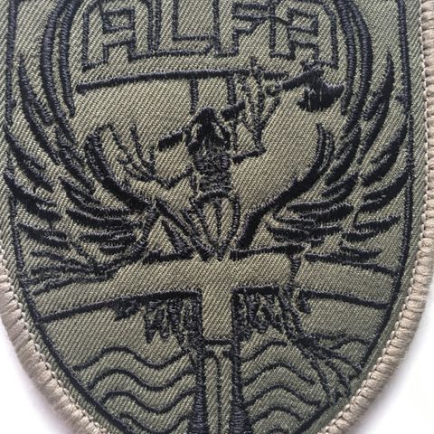 Marinejegerkommandoen ALFA skvadron. "Skog" variant, Patch