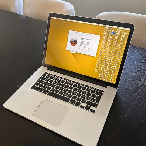 MacBook Pro 15” Retina