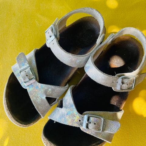 Birkenstock sandaler med glitter