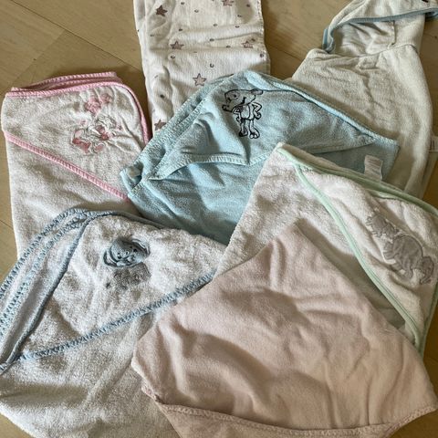 7 Baby håndklær
