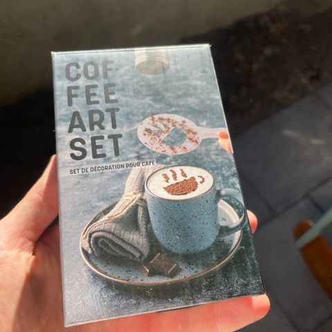 Coffeeartset / Kaffekunstsett