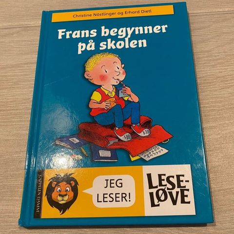 Barnebok selges: Frans begynner på skolen