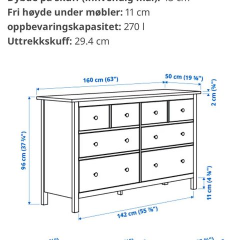 Hemnes kommode