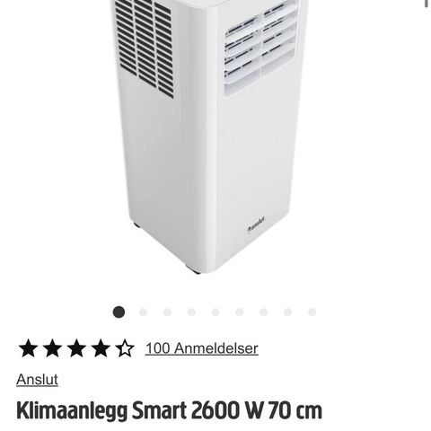 Air condition / Klimaanlegg Smart 2600 W 70 cm