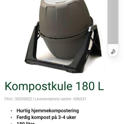 Kompostkule 180l