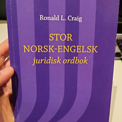 Stor norsk-engelsk juridisk ordbok