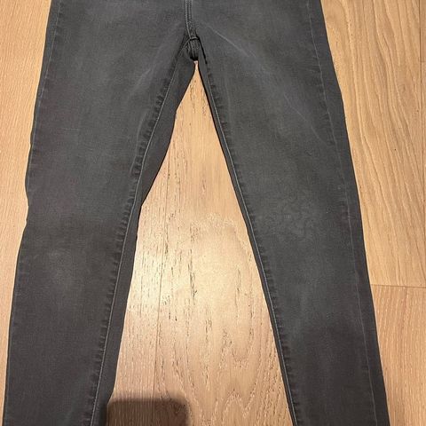 LEVIS MILE HIGH SUPER SKINNY JEANS - 26 - GRÅ/SVART