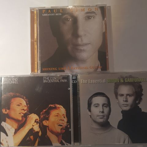 Paul Simon/Simon & Garfunkel, 3 stk CD
