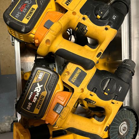 Dewalt  borhammer vinkelkuter batteri