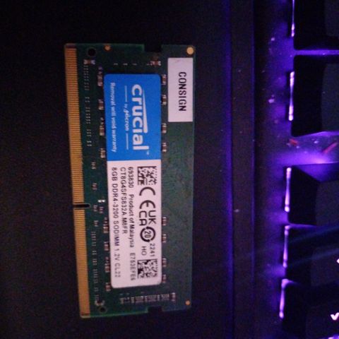 Crucial 8GB DDR4 3200 MT/s