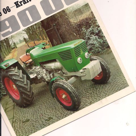 DEUTZ traktorbrosjyre