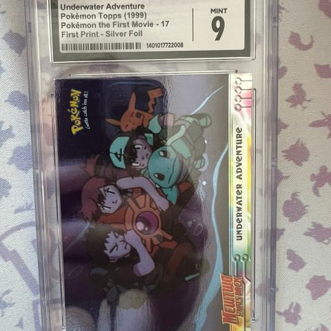 Pokemon Topps: underwater adventure CGC 9 (POP 17)