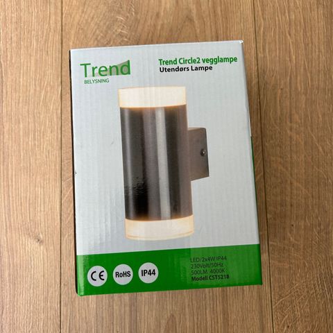 Trend circle2 utendørs vegglampe