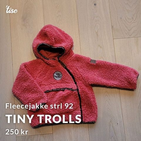 Tiny trolls fleecejakke