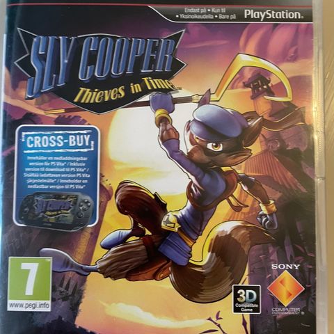 Sly Cooper Thives in time PS3 spill