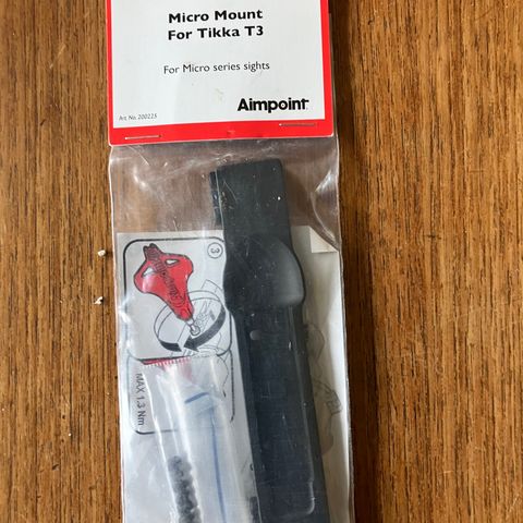 Aimpoint microrail for Tikka T3