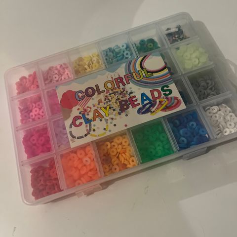 Diverse clay beads perler