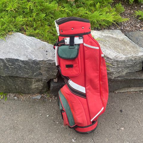 Golfbag og tralle