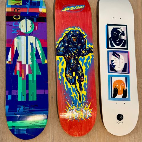 Skateboard decks/plater